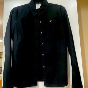 COPY - Black Lacoste Woman size 42 blouse. Long sleeve